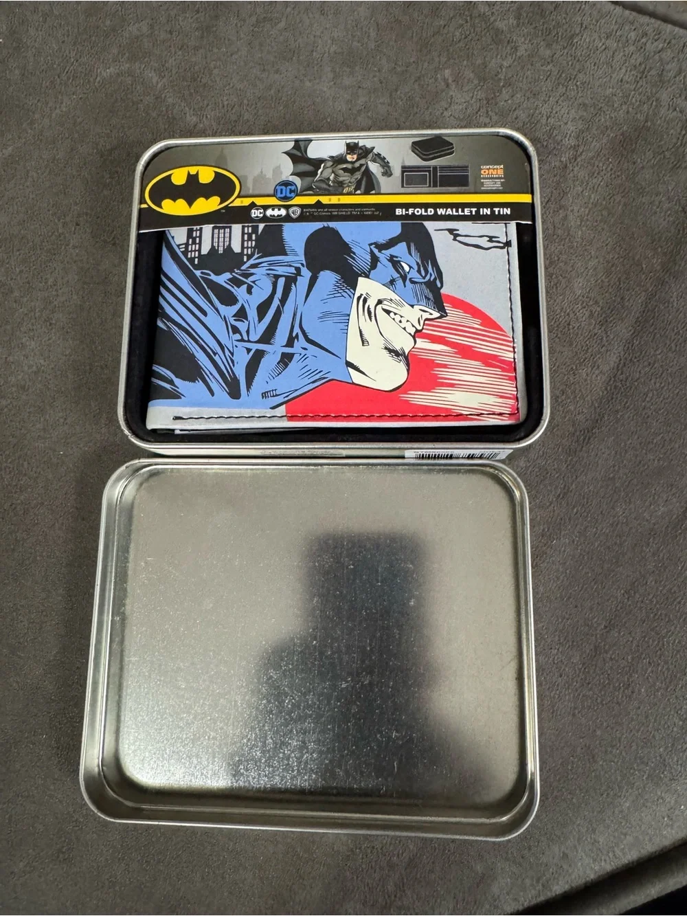 Batman Bifold Wallet Graphic in Blue, Black, Red